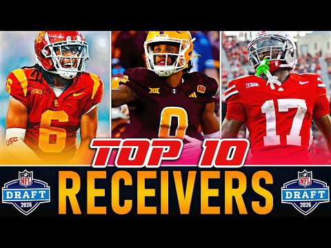 Видео: Рейтинг принимающих середины сезона драфта НФЛ 2026 года | Класс принимающих глубже, чем ожидалось!