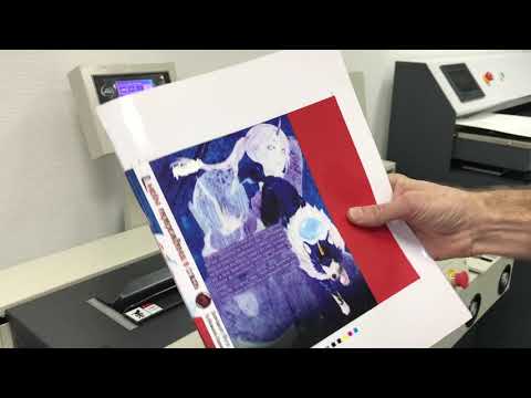 Видео: Клеевая машина D60С А4 с боковой проклейкой