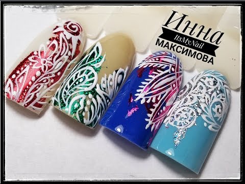 Видео: 🌸 ТОНКИЕ линии 🌸 ФОЛЬГА на ногтях 🌸 Дизайн ногтей гель лаком 🌸