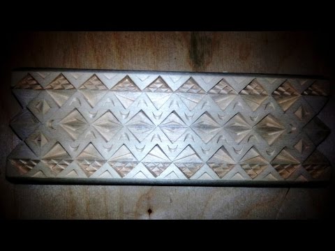 Видео: Геометрическая резьба. Основной элемент. Усложнение узора