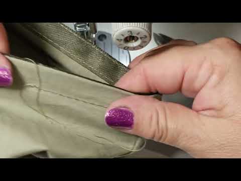 Видео: Удлиняю брюки на все запасы.Отделочная строчка сохранилась как было изначально.