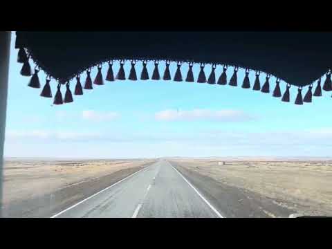 Видео: Едем из Китая. Казахстан радует погодой . Дорога супер