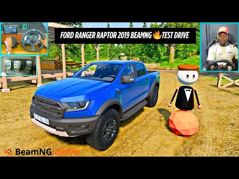 Видео: Тест модификации Ford Ranger Raptor 2019 BeamNG | Езда по бездорожью с Logitech G29