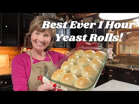 Видео: Мягкие маслянистые булочки из дрожжевого теста на ужин (1 час) @ourforeverfarm
