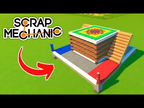 Видео: БОЛЬШОЙ БАТУТ | МОИ ПОСТРОЙКИ В Scrap Mechanic |