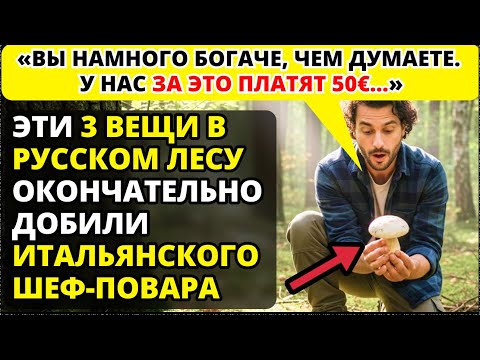 Видео: Итальянский шеф в УЖАСЕ: 3 вещи в русском лесу, которые сломали его мозг.