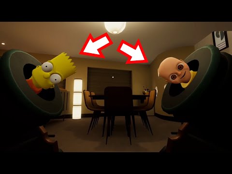 Видео: ЛЫСЫЙ VS SIMPSONS ?! ИГРА The Baby In Yellow