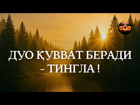 Видео: Ал-Бақара 255, 285–286🔑 Ҳимоя, умид ва тинчлик - Powerful Dua💥 (табиатда)🧝🏻‍♂️