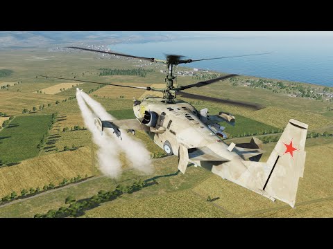 Видео: Ка-50 "Черная акула". Применение вооружения в DCS World