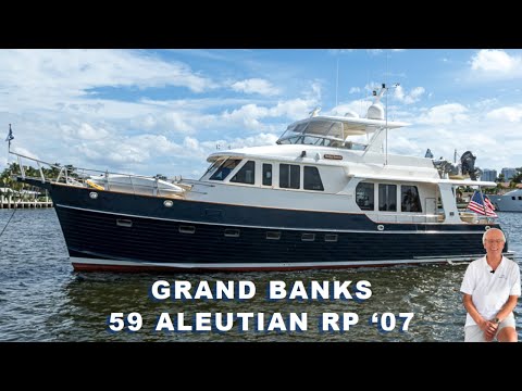 Видео: Grand Banks 59 Aleutian RP 2007 «Обезьяньи дела» — обзор яхтенного тура со Стивом Фитианом
