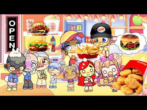 Видео: "BURGER KING"   КИРА и АНЯ , пошли КУШАТЬ  (фри и бургеры).  #avatarworld