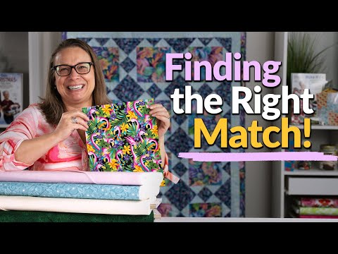 Видео: 3 совета по подбору тканей для одеяла! – Matchmaker, выпуск 28