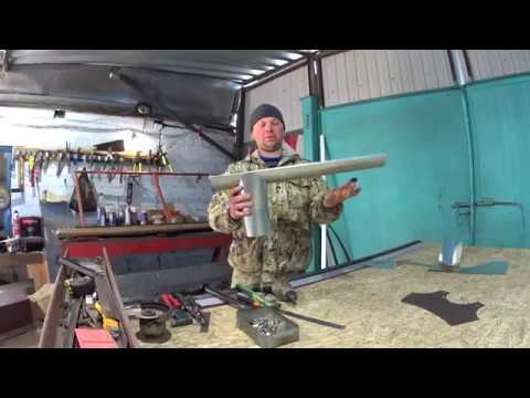 Видео: воронка жолоба водосточного изготовления в домашних условиях