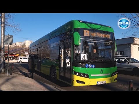 Видео: "Зелени" автобуси вече возят гражданите на Хасково
