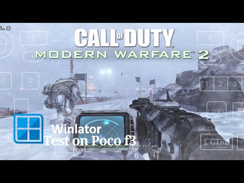 Видео: Запуск гри Call Of Duty MW2 2009 на Android через емулятор Winlator 7.1.3 Glibs + settings