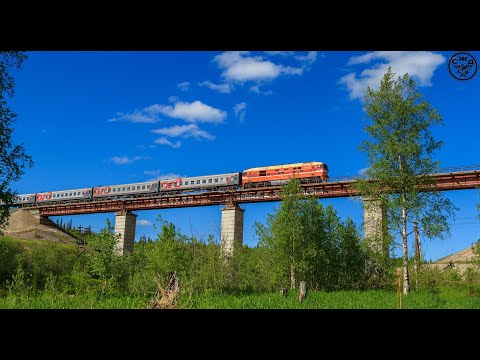 Видео: 5 самых длинных мостов Северной железной дороги.