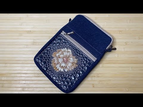 Видео: Шьём джинсовую сумку из старых джинсов. Denim / DIY