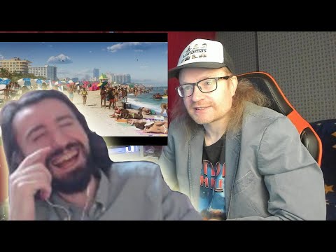 Видео: melharucos смотрит ВАНОМАС РЕАКЦИЯ GTA 6 TRAILER / Реакция Мэла