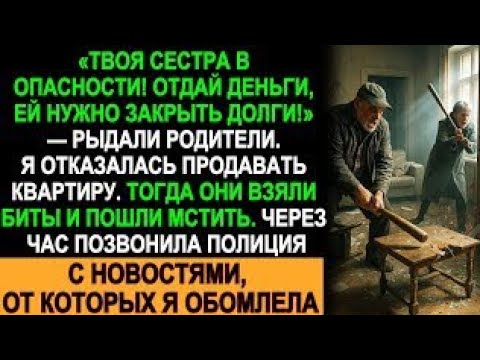 Видео: Я не продала квартиру ради сестры. Родители взяли биты, потом приехала полиция