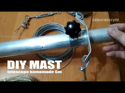 Видео: Самодельная мачта-телескоп 6m shopantenna.blogspot.com