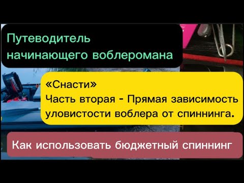 Видео: Твичинг для начинающих. Уловистость воблера зависит от спиннинга.