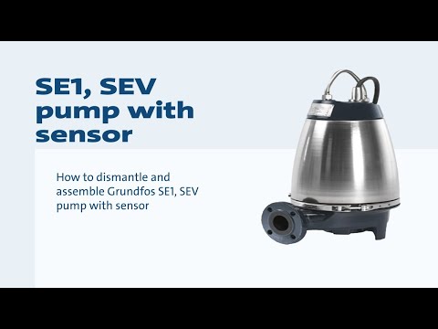 Видео: Как демонтировать и собрать насосы Grundfos SE1 и SEV с датчиком