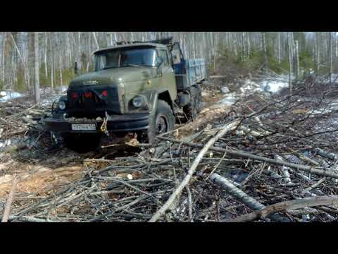 Видео: Т40 ам снова в лесу  Брат на Зил 131 Готовим дрова.