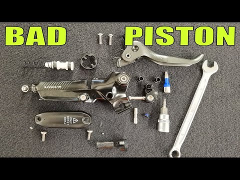 Видео: Рычаг тормоза Sram Guide работает туго или заклинил. Быстрое решение с помощью ремкомплекта. Заме...