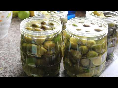 Видео: Солим ЗЕЛЁНЫЕ ОЛИВКИ С КУРКУМОЙ.  На кухне с СераФимой