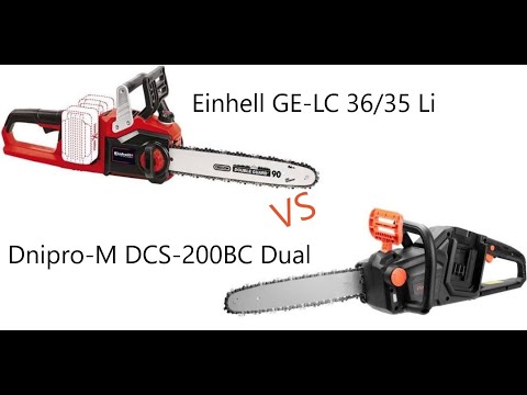 Видео: Einhell GE-LC 36/35 Li частина 2 тест та порівняння з Dnipro-М DCS-200BC Dual