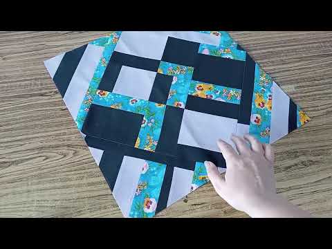 Видео: Лоскутные блоки-разрезалки из полос ткани. Лоскутное шитье для начинающих. Обзор от Тики Текс