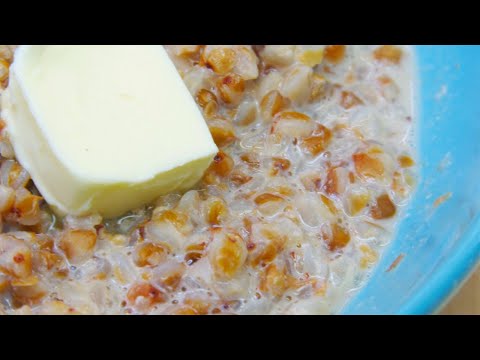 Видео: Как быстро и вкусно сварить гречневую кашу на молоке. Пошаговый рецепт. Buckwheat porridge