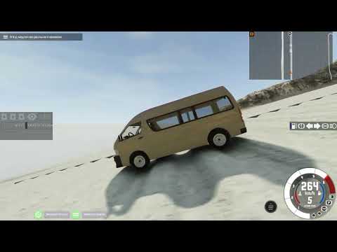 Видео: спуск без тормозов в BeamNG.drive.часть 106.