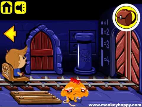 Видео: Мультик игра Счастливая обезьянка: Уровень 36 (Monkey Go Happly Stage 36)