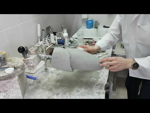 Видео: ИЗГОТОВЛЕНИЕ СЛЕПКА КУЛЬТИ БЕДРА.