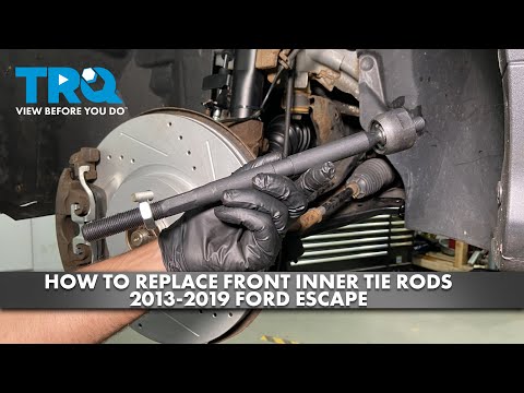 Видео: Как заменить передние внутренние рулевые тяги Ford Escape 2013-2019