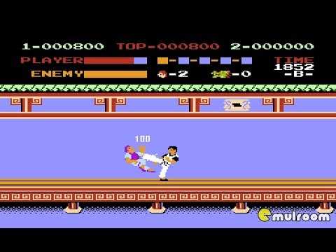 Видео: Kung Fu, Кунг фу HARD NO DAMAGE прохождение игры на денди (Dendy, Nes, 8 bit)