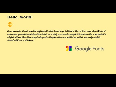 Видео: Подключение шрифтов через Google fonts