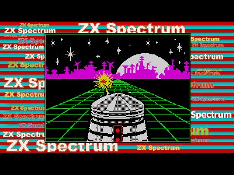 Видео: ZX Spectrum игры Alien Highway \ прохождение ретро игры 1986 года ZX Spectrum