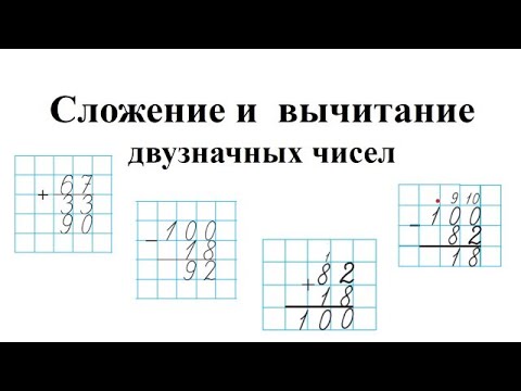 Видео: Сложение и вычитание столбиком (Математика 2 класс)