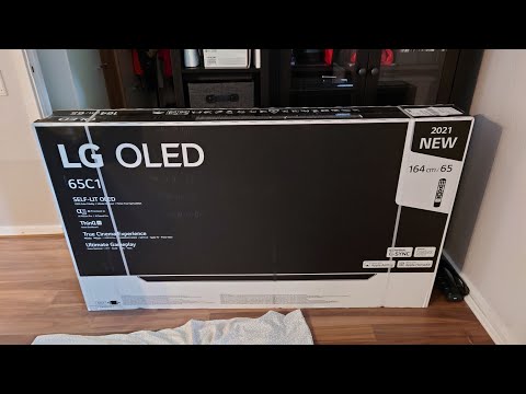 Видео: Lg OLED65C16LA распаковка и включение