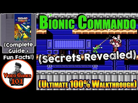 Видео: Прохождение Bionic Commando для NES | 100% руководство | Видеоигры 101