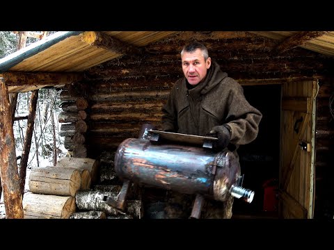 Видео: Проверяю капканы. Новая печь не прижилась в избе.