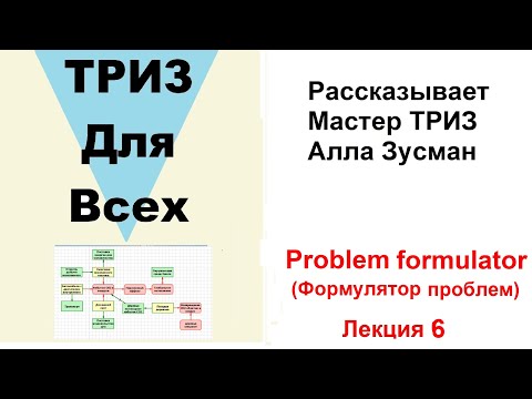 Видео: Формулятор проблем. Рассказывает мастер ТРИЗ Алла Зусман.