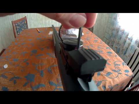 Видео: Холодная пристрелка,лазерный патрон 12 калибра