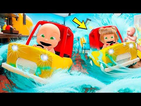 Видео: ҚЫЗЫМ ЕКЕМІЗ ЦУНАМИ ЖАСАДЫҚ !