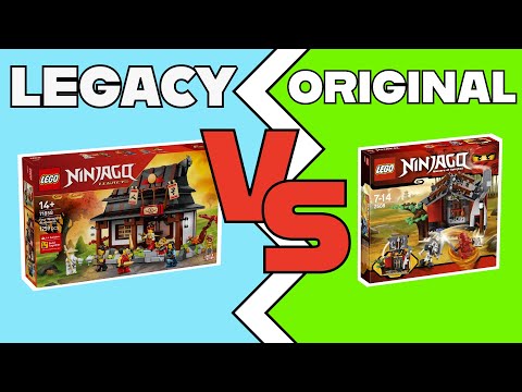 Видео: Ninjago LEGACY VS ORIGINAL: Все комплекты!