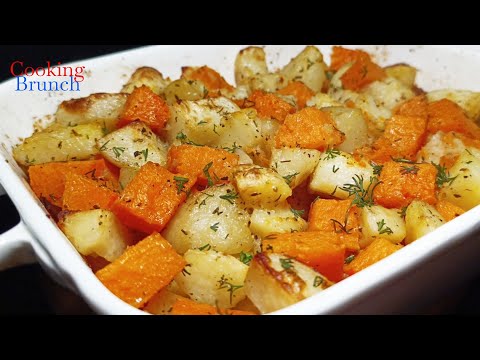 Видео: Картошка с тыквой в духовке. Самый вкусный и простой рецепт!