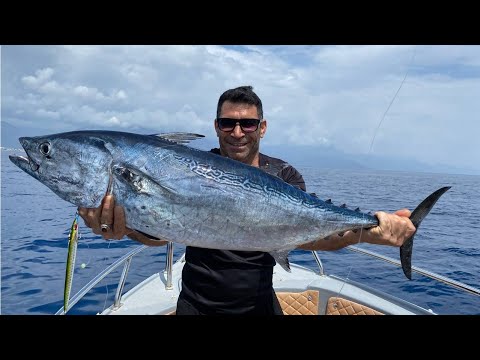 Видео: МОРСКАЯ РЫБАЛКА НА ТУНЦА В ТУРЦИИ - КЕМЕР