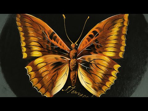 Видео: Показываю как нарисовать эффектную Бабочку масляными красками. Художник Лариса Гончарова